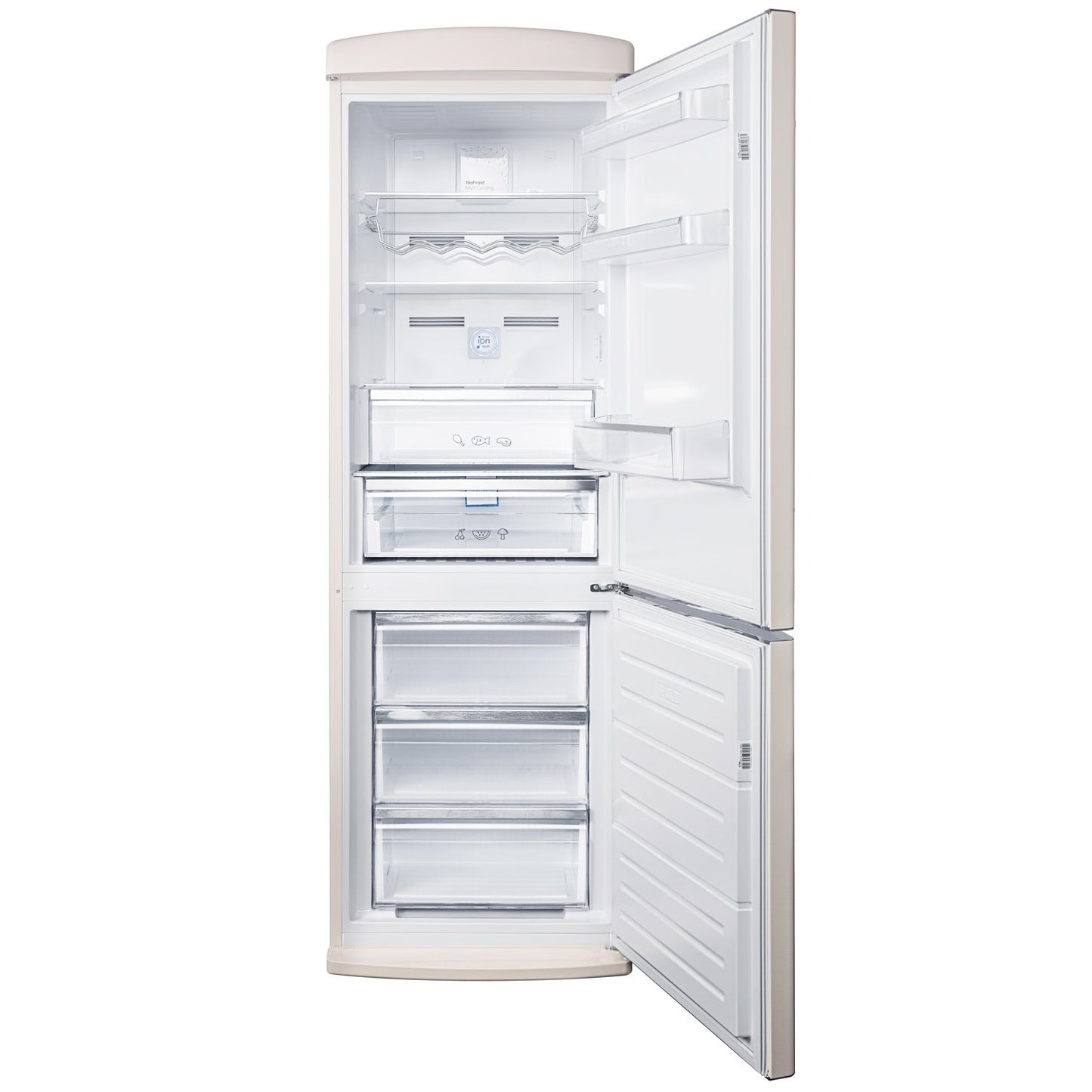 Frigorífico Combi Evvo F60 Retro Beige