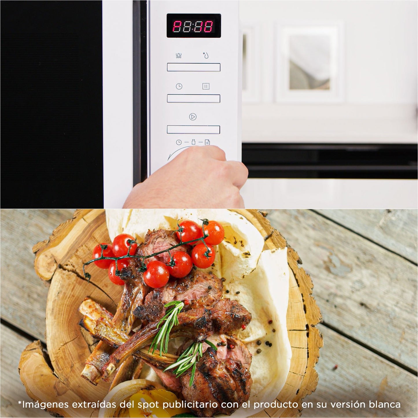 Microondas Negro M2B Mirror