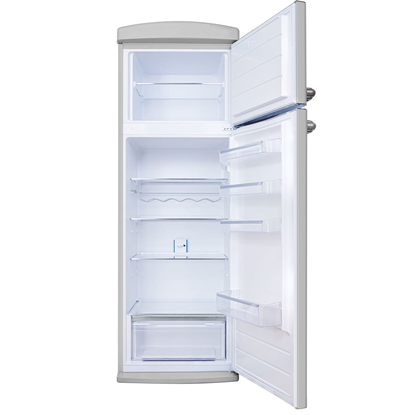 Frigorífico 2 puertas Evvo F50 Retro Gris