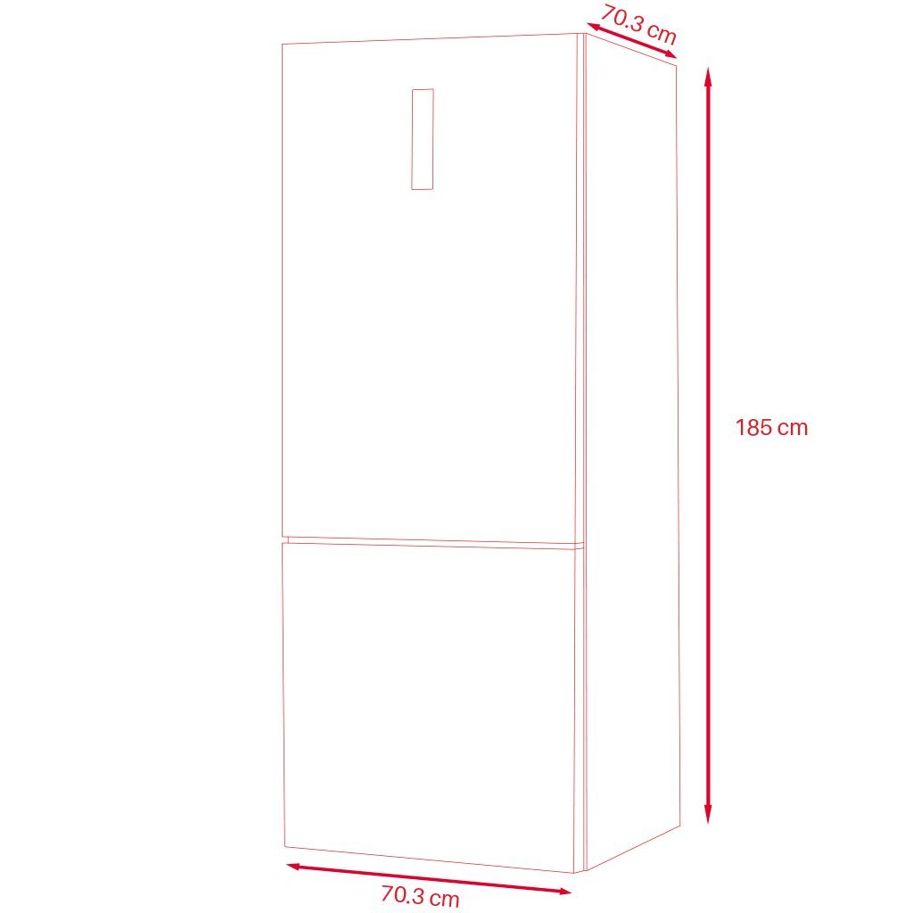 Frigorífico Combi EVVO F70DX