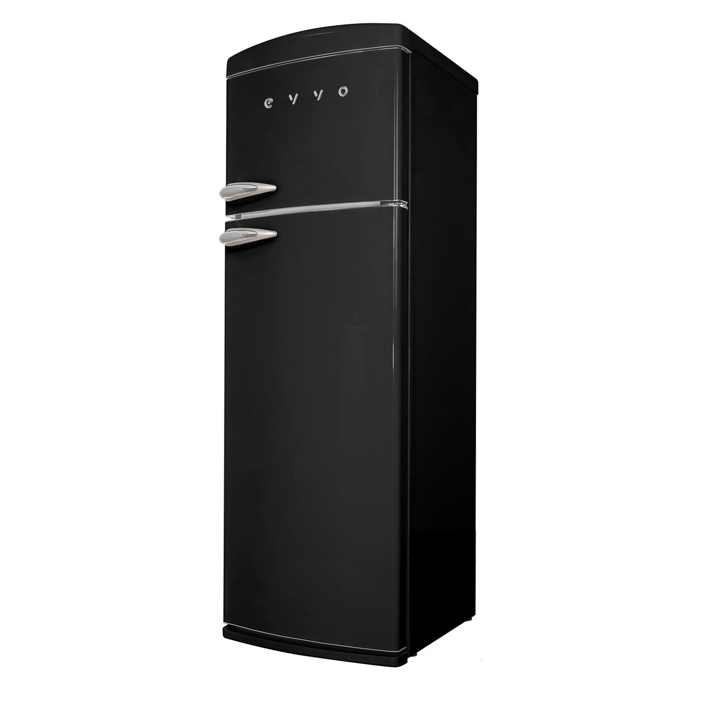 Frigorífico 2 puertas Evvo F50 Retro Negro