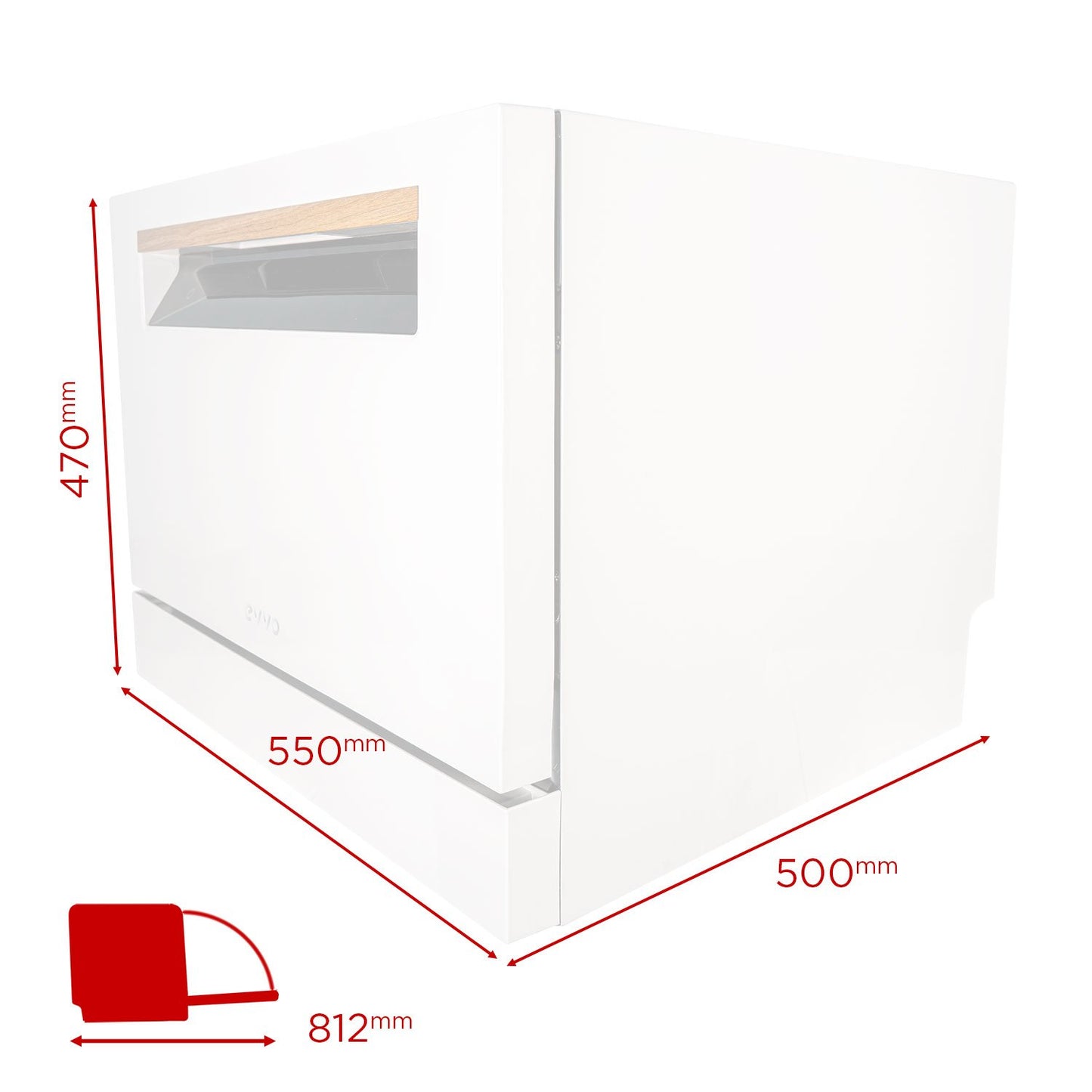 Lavavajillas EVVO Mini D Reacondicionado Clase A